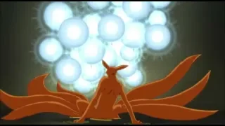 Naruto vs Kurama Full Fight (Naruto uses massive Rasengan)Eng sub 1080HD