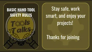 Hand Tool Safety Rules