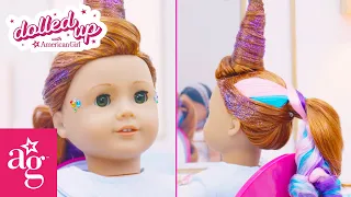 Rainbow Unicorn Hair for Pet Makeover Day | Dolled Up With American Girl | @AmericanGirl