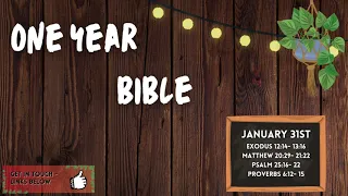 Read the Bible in One Year (NLT) | January 31st