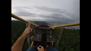 First flight of my life!  CGS Hawk ultralight.