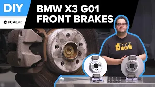 BMW X3 Front Brake Rotor & Pad Replacement DIY (2018-2023 BMW G01 X3 xDrive30i, sDrive30i)