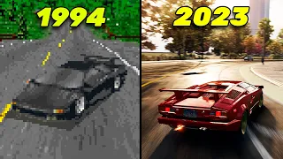 Evolution The Need For Speed Games 1994 - 2023