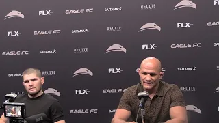 Junior Dos Santos passionately defends Cain Velasquez ' We know he is a good person" Eagle FC 48