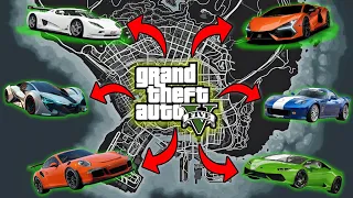 GTA 5 - All New Story Mode Rare Cars Locations 2024 (XBOX,PC,PS4,PS5)