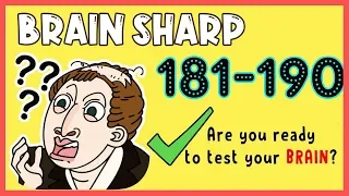 Brain Sharp Level 181 182 183 184 185 186 187 188 189 190 Walkthrough Solution