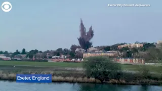 WEB EXTRA: World War II  Bomb Controlled Explosion