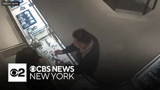 Video shows accused international jewelry thief swipe watch from Long Island store, police say
