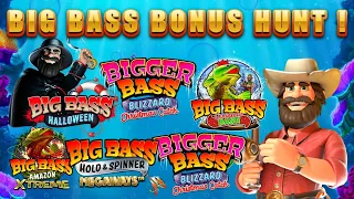 BIG BASS BONUS HUNT ! - ALL THE BIG BASS SLOTS - BIG BASS SPLASH - BIGGER BASS BONANZA - HALLOWEEN