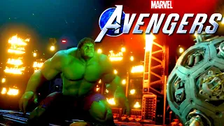 Big Green Hulk Vs Abomination Boss Fight - Marvel's Avengers