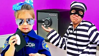 Nastya and Mia and funny stories about cops for children 👮 | Nastya Artem Mia