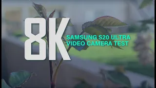 Just testing the 8K video of samsung galaxy s20 ultra camera