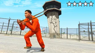 GTA 5 - ESCAPE the PRISON as THE STRONGEST Man!