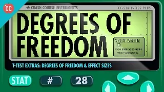 Degrees of Freedom and Effect Sizes: Crash Course Statistics #28