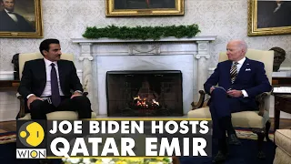 US President Joe Biden meets Qatar Emir in shadow of Ukraine tensions | Latest English News | WION