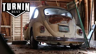 FREE 1968 Volkswagen Beetle Barn Find, Will It Run After 20 years?! | Turnin Rust