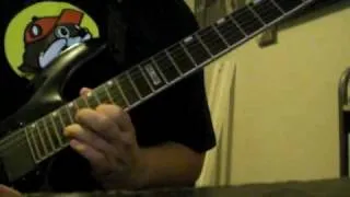 Pull The Plug guitar solo-Death (cover version by petsematarykeeper)