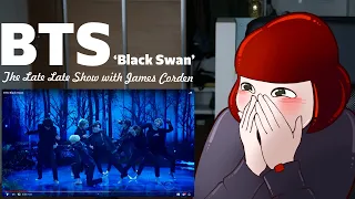 РЕАКЦИЯ BTS: Black Swan на The Late Late Show with James Corden / REACTION (ENG SUB)