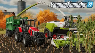 FIRST Maize SILAGE Harvest on Farming Simulator 22