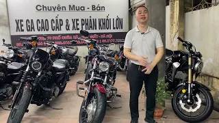 Motor Mai Anh Giảm Giá các dòng xe Côn Tay và Phân Khối Lớn có tại cửa hàng.