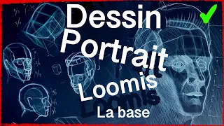 Dessiner un VISAGE avec la méthode LOOMIS. Cours de dessin complet, DÉBUTANT friendly . 🥸🥸🥸