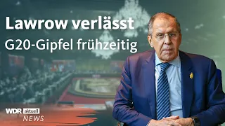 G20-Gipfel: Russland diplomatisch isoliert | WDR Aktuelle Stunde