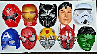 Membersihkan Mainan‼️Spiderman Vs  Hulk, Ironman, Captain America, Batman, Superman Power Rangers 42