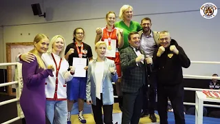 Елизавета Чернова из клуба Золотая Секира завоевала золото на первенстве Московской области по боксу