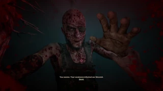 Outlast 2 - The Scalled: Run Past Laird Byron & Nick Tremblay Forest Sequence to Crack In Wall PS4