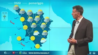 Il meteo di oggi in Toscana - giovedì 7 luglio 2022