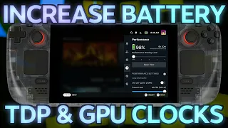 「The Steam Deck Masterclass Vol 16 - Saving Battery with TDP and Manual GPU Clocks」