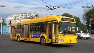 КП Черкасиелектротранс, Черкасский троллейбус - июль 2019 год.