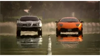 mercedes benz slr mclaren vs lamborghini murcielago part 2- (need for speed)