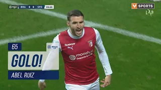 Golo Abel Ruiz: Braga (1)-0 Sporting (Taça da Liga 23/24 - Meias-Finais)