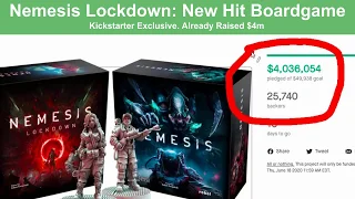 Kickstarter Final 24h! Board Game hit: Nemesis Lockdown: https://bit.ly/NemesisLockdown