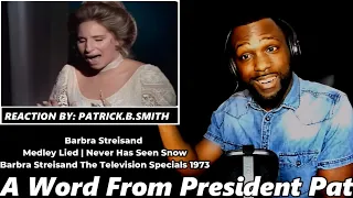 Barbra Streisand | Medley Lied | Never Has Seen Snow 1973-REACTION VIDEO