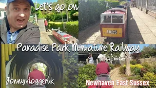 Paradise Park Newhaven Miniature Train ride #eastsussex #newhaven