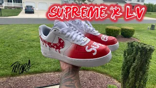 FULL CUSTOM | Supreme x Lv AF1 (HOW TO)