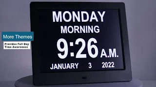 Véfaîî day clock (reminders with icons)