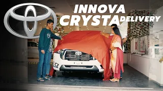 Taking Delivery of TOYOTA INNOVA CRYSTA🔥 | Bangalore - INDIA