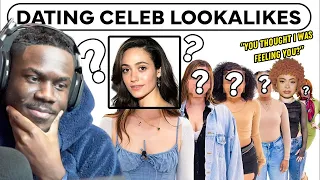 6 Female Celebrity Lookalikes Blind Date One Man!