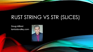 Rust String vs str slices