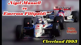 Nigel Mansell vs Emerson Fittipaldi - Cleveland 1993 #emersonfittipaldi, #nigelmansell, #fórmulaindy