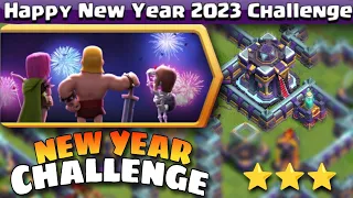 3 Stars in the Clash of Clans Happy New Year 2023 Challenge!