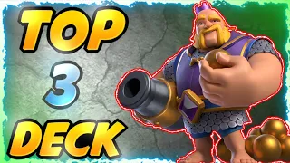 Top 3 Evolution Royale Giant Deck in clash royale