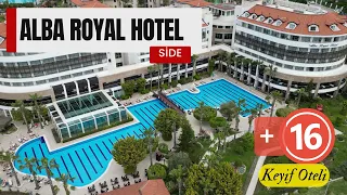 Alba Royal Hotel Side. + 16 yaş misafirlerimiz için sade, şık ve sakin.