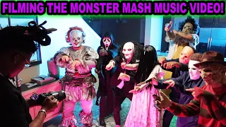 FILMING THE MONSTER MASH MUSIC VIDEO!