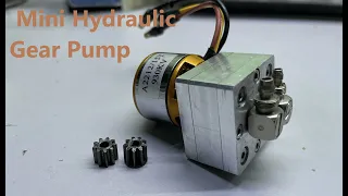 Homemade  - Mini Hydraulic Gear Pump For Excavators RC