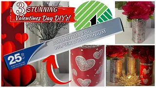 Transforming Dollar Tree Foil into Stunning Valentines Day Decor! | Stunning Dollar Tree Ideas!