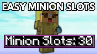 How to Get More Minion Slots FAST in Hypixel Skyblock (Hypixel Skyblock Guide)